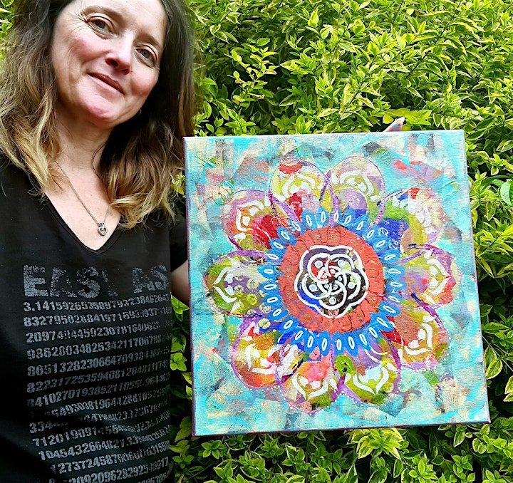 1 Day Intuitive Painting Mixed-Media Workshop image