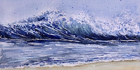 Beginners Watercolours - Crashing Wave tickets