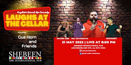 Laughs at the Cellar - English Stand-Up Comedy tickets