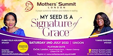 2022 Mothers Summit,London tickets