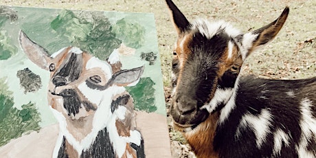 Hauptbild für Happy Fall Y'all Paint & Wine with Goats!