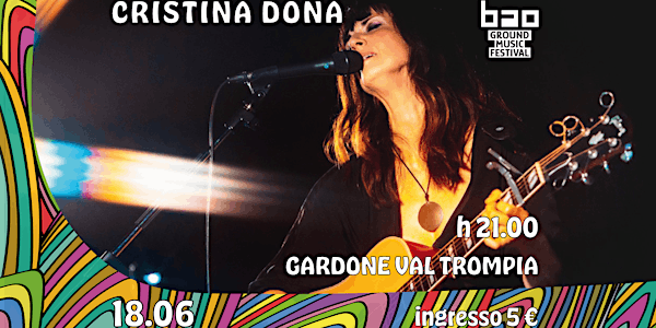 Ground Music Festival - CRISTINA DONÀ