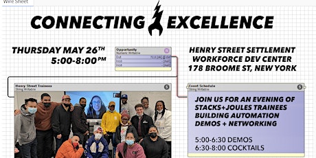 Connecting Excellence - Stacks+Joules demos and networking tickets