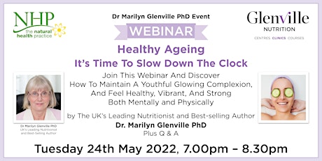 Healthy Ageing It’s Time To Slow Down The Clock tickets