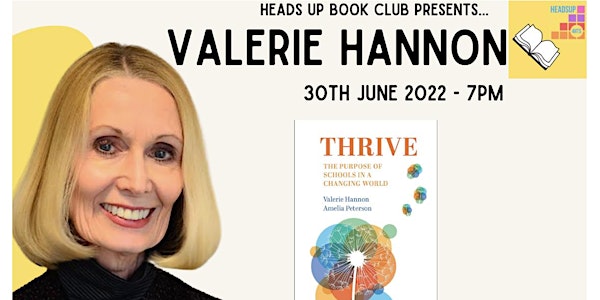 HeadsUp4HTs Book Club - with Valerie Hannon