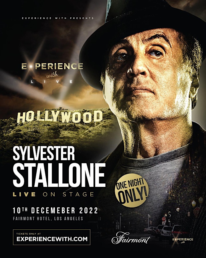 Experience With Sylvester Stallone LIVE- (USA- PRE-SALE REGISTER) image