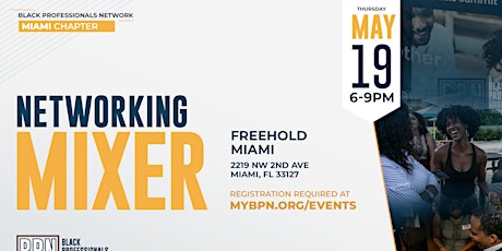BPN Miami Networking Mixer tickets
