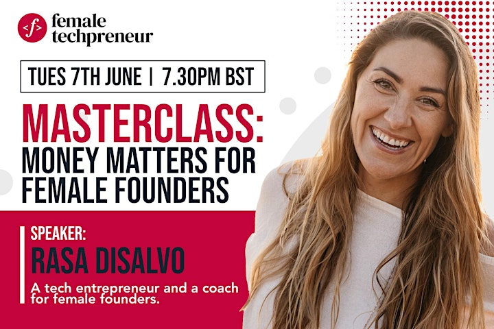 Masterclass: Money Matters for Female Founders image