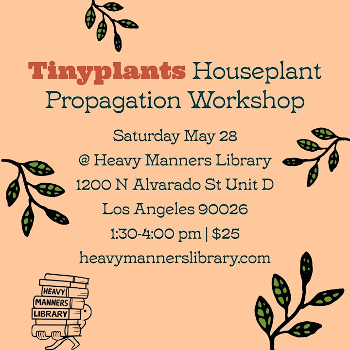 Tinyplants Houseplant Propagation Workshop image