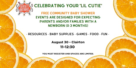 Free Community Baby Shower -- Clairton tickets