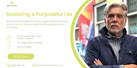 An evening with Michael Emmett:  Restoring a Purposeful Life tickets