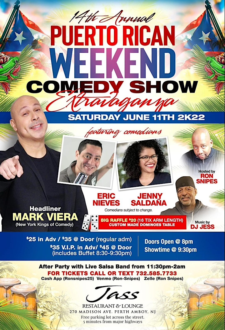 Puerto Rican Weekend Comedy Show Extravaganza image