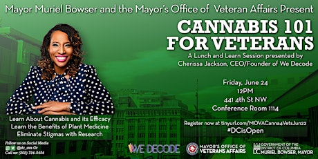 Cannabis 101 for Veterans tickets