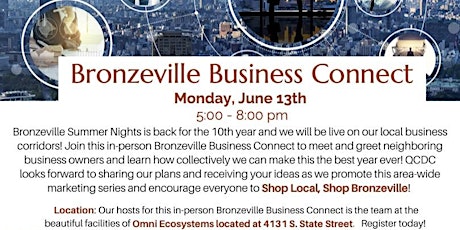 Bronzeville Business Connect - Bronzeville Summer Nights Kickoff tickets