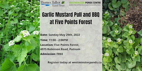 Garlic Mustard Pull and BBQ at Five Points Forest tickets