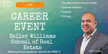 Real Estate Career With Keller Williams entradas