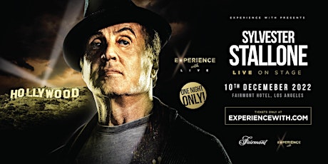Experience With Sylvester Stallone LIVE- (USA- PRE-SALE REGISTER)
