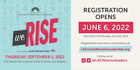 Los Angeles County Women's Leadership Conference 2022 tickets