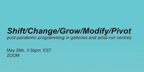 Shift/Change/Grow/Modify/Pivot