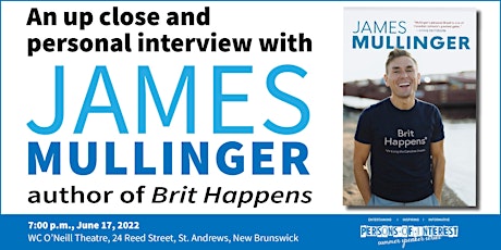 Live Interview with James Mullinger tickets
