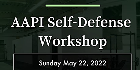 AAPI Self-Defense Workshop tickets