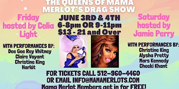 The Queens at Mama Merlot's Speakeasy Drag Show