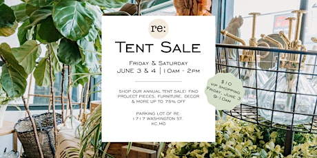 Tent Sale VIP Shopping tickets