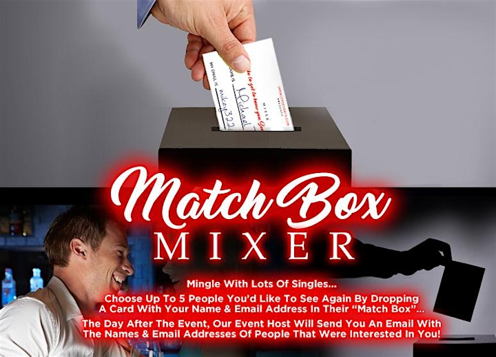 Match Box Mixer For Singles In NYC - A Fun Alternative To Speed Dating! image