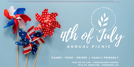 Harvest Rock Church 4th of July Picnic tickets