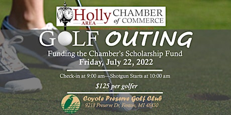 Holly Area Chamber 2022 Golf Outing tickets