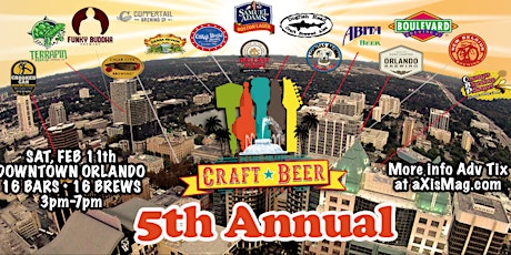 5th Annual Great Orlando Craft Beer Festival primary image
