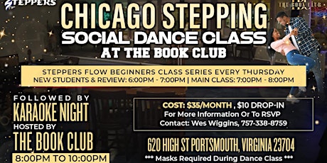 Steppers Flow Chicago Stepping Social Dance Class - Portsmouth