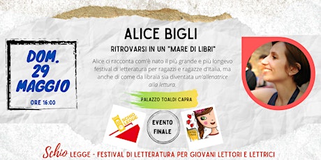 Alice Bigli: Ritrovarsi in un mare di Libri tickets
