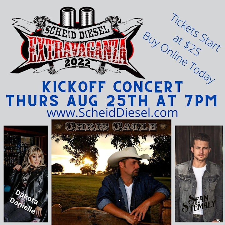Diesel Extravaganza Kickoff Concert - Featuring 3 Country Music Artist image