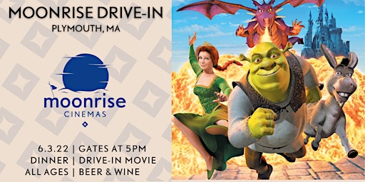 Shrek at Moonrise: the Plymouth Drive-In