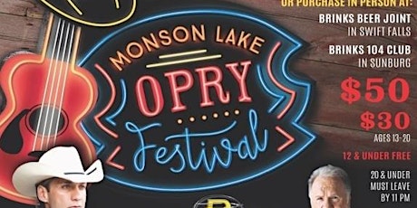 Monson Lake Opry Festival tickets