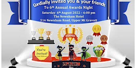 "You're Invited" -  6th Annual Awards & Superhero Gala Event