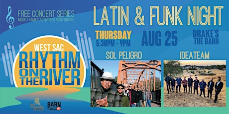 West Sac Rhythm on the River: Latin & Funk Night tickets