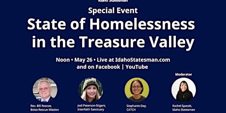 State of Homelessness in the Treasure Valley Live Q&A tickets