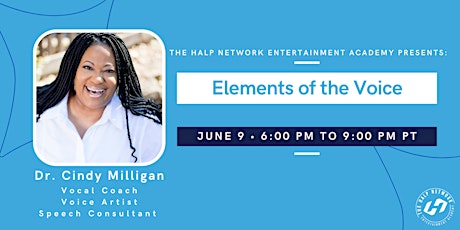 Elements of the Voice with Dr. Cindy Milligan! tickets