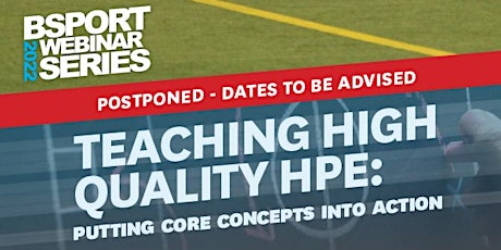 Teaching high quality HPE:  Putting core concepts into action tickets