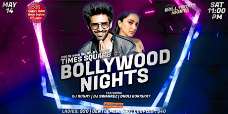 Bollywood Night Party NYC's newest Desi Party @Times Square.