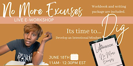 No More Excuses  Workshop tickets