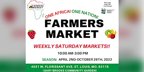 One Africa! One Nation! Farmers Market tickets