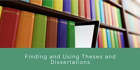 Finding and Accessing Theses and Dissertations tickets