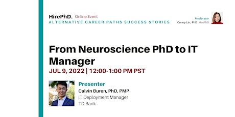 From Neuroscience PhD to IT Manager biglietti