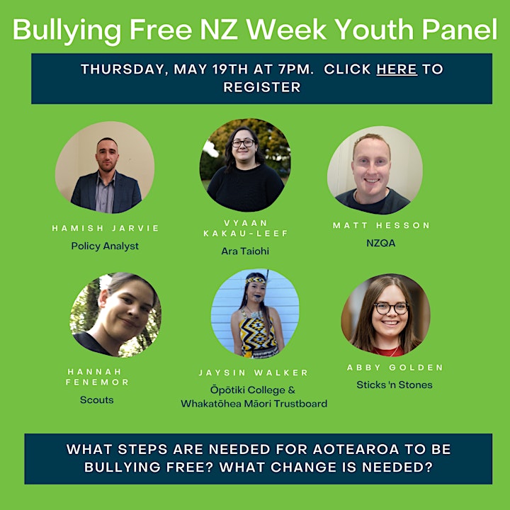 Bullying Free NZ Youth Panel image