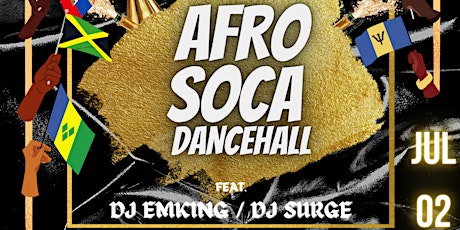 AFRO SOCA DANCEHALL billets