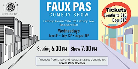 Faux Pas Comedy Show tickets