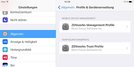 Hauptbild für araneaCONSULT: #ZENworks 2017 – Mobile Management für iOS